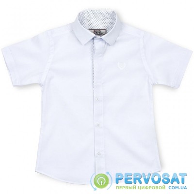 Рубашка A-Yugi с коротким рукавом (18088-134B-white)