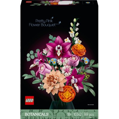 Конструктор LEGO Botanicals Милий рожевий букет квітів