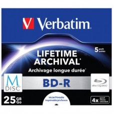 Диск BD Verbatim DL 25Gb 4x Jewel Case 5шт M-Disc Archival Media (43823) Диск BD Verbatim DL 25Gb 4x Jewel Case 5шт M-Disc Archival Media (43823)