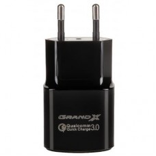 Зарядний пристрій Grand-X Quick Charge QС3.0 3.6V-6.5V 3A, 6.5V-9V 2A, 9V-12V 1.5A USB (CH-550B) Зарядний пристрій Grand-X Quick Charge QС3.0 3.6V-6.5V 3A, 6.5V-9V 2A, 9V-12V 1.5A USB (CH-550B)