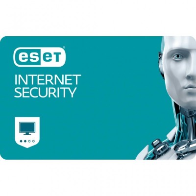 Антивирус ESET Internet Security 2ПК 12 мес. base/20 мес продление конверт (2012-1-key)