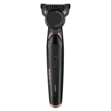 Тример Babyliss, для бороди і вусів, мережа+акум., вібраційний мотор, насадок-1, чохол, сталь, чорний