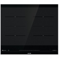 Варильна поверхня Gorenje індукційна, 60см, поєднання конфорок, Iq-програми, чорний