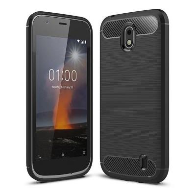 Чехол для моб. телефона Laudtec для Nokia 1 Carbon Fiber (Black) (LT-N1B)