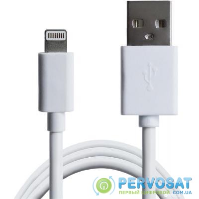 Дата кабель USB 2.0 AM to Lightning 1.0m White Grand-X (PL01CW)