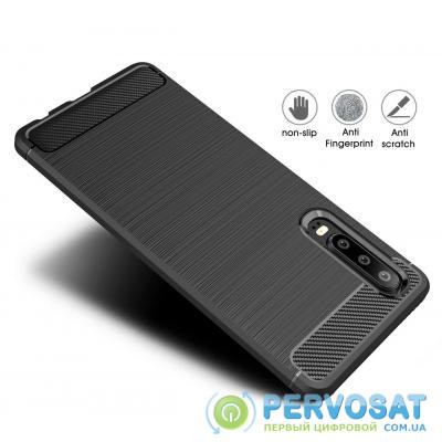 Чехол для моб. телефона Laudtec для Huawei P30 Carbon Fiber (Black) (LT-P30B)