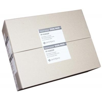 Картридж PrintPro для HP (CE285АF) LJ P1102/M1212 DUAL PACK (PP-H285DP)