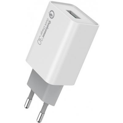 Зарядное устройство ColorWay 1USB Quick Charge 3.0 (18W) (CW-CHS013Q-WT)