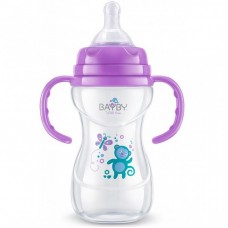 Пляшечка для годування BAYBY 240 мл 6 мес+ фиолетовый (BFB6107) Пляшечка для годування BAYBY 240 мл 6 мес+ фиолетовый (BFB6107)