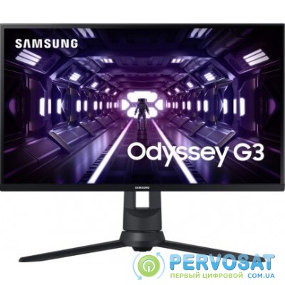 Монітор LCD 24&quot; Samsung Odyssey G3 F24G35TFW, HDMI, DP, VA, 1920x1080, 144Hz, 1ms