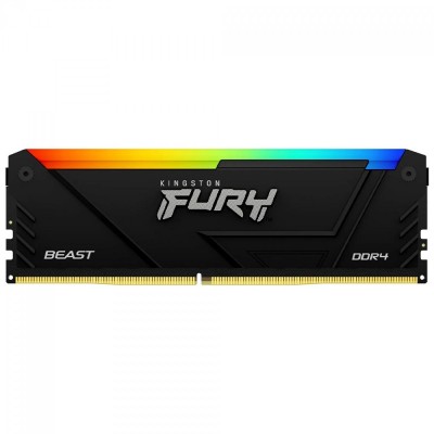 Пам'ять ПК Kingston DDR4 64GB KIT (32GBx2) 3200 FURY Beast RGB