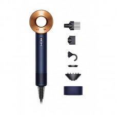 Фен Dyson HD07 Supersonic Prussian Blue/Rich Copper, 1600Вт, 4 режими, іонізація, хол. обду, кейс для зберігання, синьо-мідний Фен Dyson HD07 Supersonic Prussian Blue/Rich Copper, 1600Вт, 4 режими, іонізація, хол. обду, кейс для зберігання, синьо-мідний
