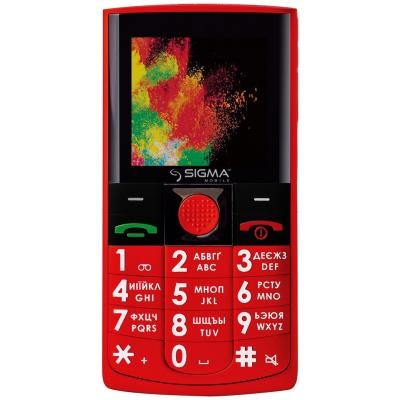 Мобильный телефон Sigma Comfort 50 Solo Red (4827798121528)