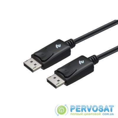 Кабель мультимедийный DisplayPort to DisplayPort 1.0m 2E (2E-W1703)
