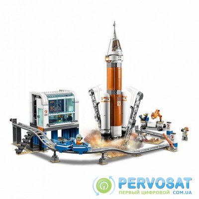 Конструктор LEGO City Космическая ракета и пункт управления запуском 837 дет (60228)