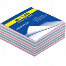 Папір для нотаток BUROMAX Zebra 80х80x30мм, glued (BM.2252) Папір для нотаток BUROMAX Zebra 80х80x30мм, glued (BM.2252)