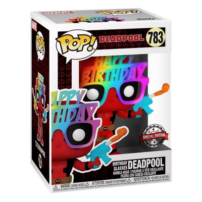 Funko Коллекционная фигурка Funko POP! Bobble Marvel Deadpool 30th Birthday Glasses Deadpool (Exc) 54687