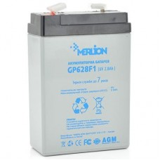 Батарея до ДБЖ Merlion MERLION AGM GP628F1 6 V-2,8Ah (GP628F1) Батарея до ДБЖ Merlion MERLION AGM GP628F1 6 V-2,8Ah (GP628F1)