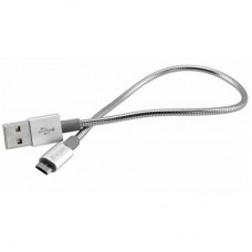 Дата кабель USB 2.0 AM to Micro 5P 0.3m silver Verbatim (48865) Дата кабель USB 2.0 AM to Micro 5P 0.3m silver Verbatim (48865)