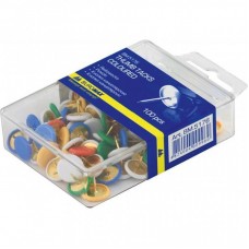 Кнопки BUROMAX colorful, 100шт (BM.5176) Кнопки BUROMAX colorful, 100шт (BM.5176)