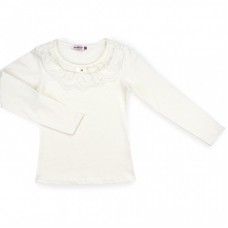 Кофта Matilda з мереживною оборкою (4802-140G-cream) Кофта Matilda з мереживною оборкою (4802-140G-cream)