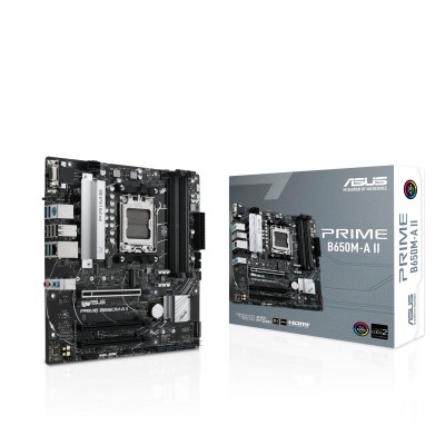 Материнcька плата ASUS PRIME B650M-A II sAM5 B650 4xDDR5 M.2 D-Sub HDMI DP mATX