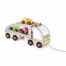 Машинка Janod Автовоз і 3 машинки J05603 Машинка Janod Автовоз і 3 машинки J05603