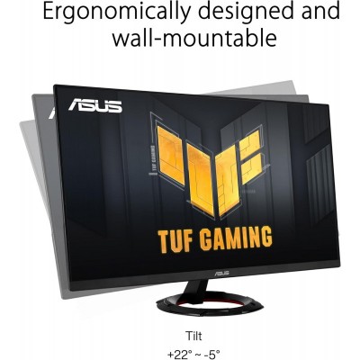Монітор Asus 23.8" TUF Gaming VG249Q3R 2xHDMI, DP, MM, IPS, 180Hz, 1ms, sRGB 100%, AdaptiveSync