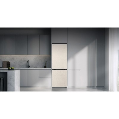 Холодильник LG з нижн. мороз., 186x60х68, холод.відд.-220л, мороз.відд.-113л, 2дв., E, NF, інв., диспл внутр., зона св-ті, бежевий