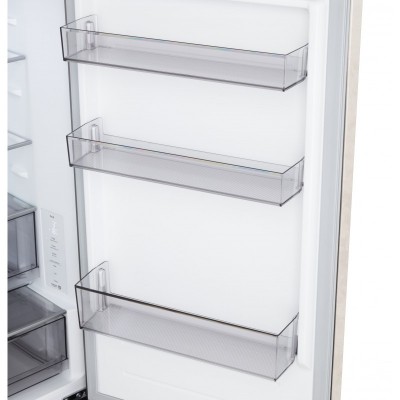 Холодильник LG з нижн. мороз., 186x60х68, холод.відд.-220л, мороз.відд.-113л, 2дв., E, NF, інв., диспл внутр., зона св-ті, бежевий