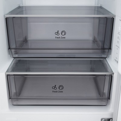 Холодильник LG з нижн. мороз., 186x60х68, холод.відд.-220л, мороз.відд.-113л, 2дв., E, NF, інв., диспл внутр., зона св-ті, бежевий