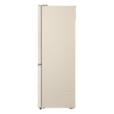 Холодильник LG з нижн. мороз., 186x60х68, холод.відд.-220л, мороз.відд.-113л, 2дв., E, NF, інв., диспл внутр., зона св-ті, бежевий