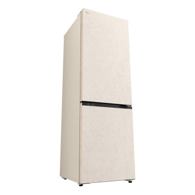 Холодильник LG з нижн. мороз., 186x60х68, холод.відд.-220л, мороз.відд.-113л, 2дв., E, NF, інв., диспл внутр., зона св-ті, бежевий