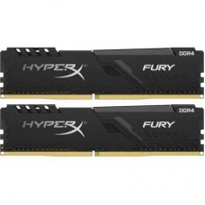 Модуль пам'яті для комп'ютера DDR4 32GB (2x16GB) 2666 MHz HyperX FURY Black Kingston (HX426C16FB3K2/32)