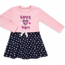 Плаття Breeze з сердечками (13770-104G-pink) Плаття Breeze з сердечками (13770-104G-pink)