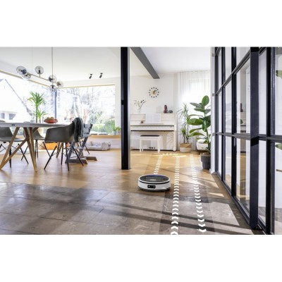 Робот-пилосос karcher RVF 7, h=10.5см, вологе прибирання, конт пил -250л, вода -0.30л, Bluetooth, білий