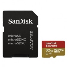 Карта пам'яті SANDISK 32GB microSDHC V30 A1 UHS-I U3 4K Extreme (SDSQXAF-032G-GN6MA)