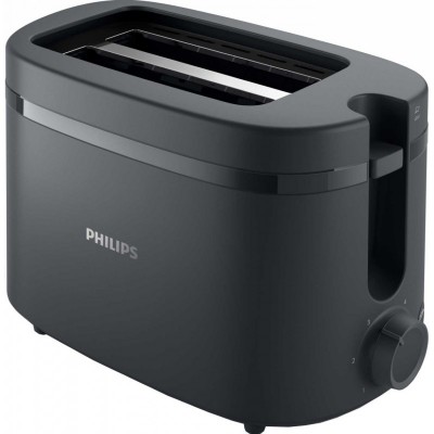 Тостер Philips Essentials Collection 650Вт, пластик, темно-сірий