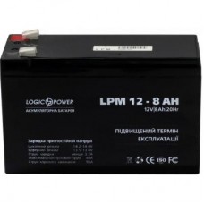 Батарея до ДБЖ LogicPower LPM 12В 8Ач (3865) Батарея до ДБЖ LogicPower LPM 12В 8Ач (3865)