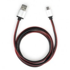 Дата кабель USB 2.0 AM to Micro 5P 1m pu leather black Vinga (VCPDCMLS1BK) Дата кабель USB 2.0 AM to Micro 5P 1m pu leather black Vinga (VCPDCMLS1BK)