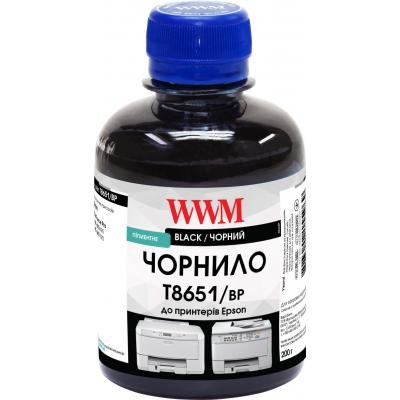 Чернила WWM Epson WorkForce Pro WF-M5690/WF-M5190 200г Black pigm. (T8651/BP)