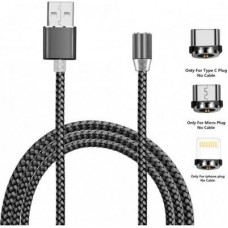 Дата кабель USB 2.0 AM to Lightning + Micro 5P + Type-C 1.2m Magneto gre XoKo (SC-350MGNT-GR) Дата кабель USB 2.0 AM to Lightning + Micro 5P + Type-C 1.2m Magneto gre XoKo (SC-350MGNT-GR)