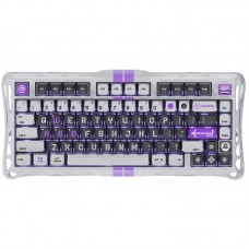 Клавіатура механічна GravaStar Mercury V75 80keys, Magnetic Jade Pro, 8K, USB-A, RGB, Mecha Gray