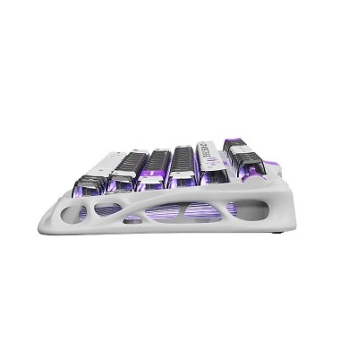 Клавіатура механічна GravaStar Mercury V75 80keys, Magnetic Jade Pro, 8K, USB-A, RGB, Mecha Gray