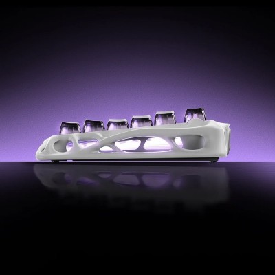 Клавіатура механічна GravaStar Mercury V75 80keys, Magnetic Jade Pro, 8K, USB-A, RGB, Mecha Gray