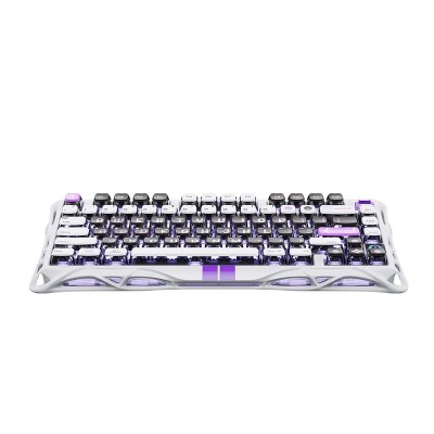 Клавіатура механічна GravaStar Mercury V75 80keys, Magnetic Jade Pro, 8K, USB-A, RGB, Mecha Gray