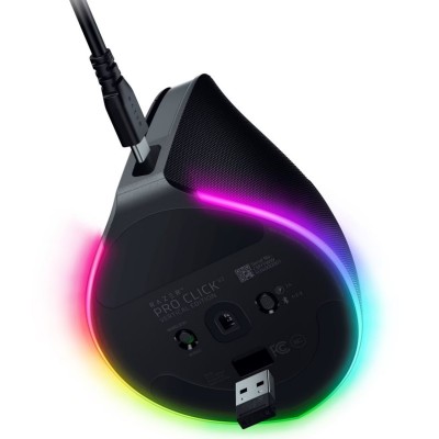 Миша Razer Pro Click V2, USB-A/WL/BT, Vertical Ed., чорний Миша Razer Pro Click V2, USB-A/WL/BT, Vertical Ed., чорний