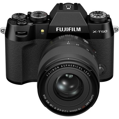 Цифр. фотокамера Fujifilm X-T50 + XF16-50mmF2.8-4.8 R LM WR Kit Black