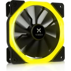 Кулер до корпусу Vinga LED fan-01 yellow Кулер до корпусу Vinga LED fan-01 yellow