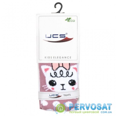 Колготки UCS SOCKS с котиком (M0C0301-2121-3G-pink)